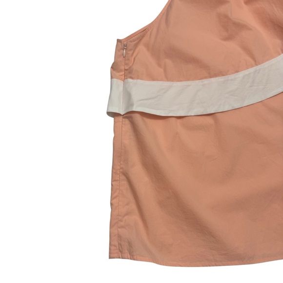 Pearl by Lela Rose
Poplin Asymmetrical Ruffle‎ Top. Sz S - Picture 5 of 7